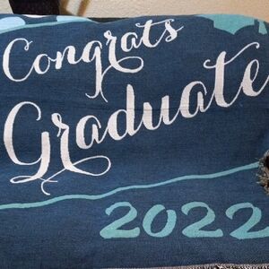 new in bag Congrats Graduate 2022 Blanket